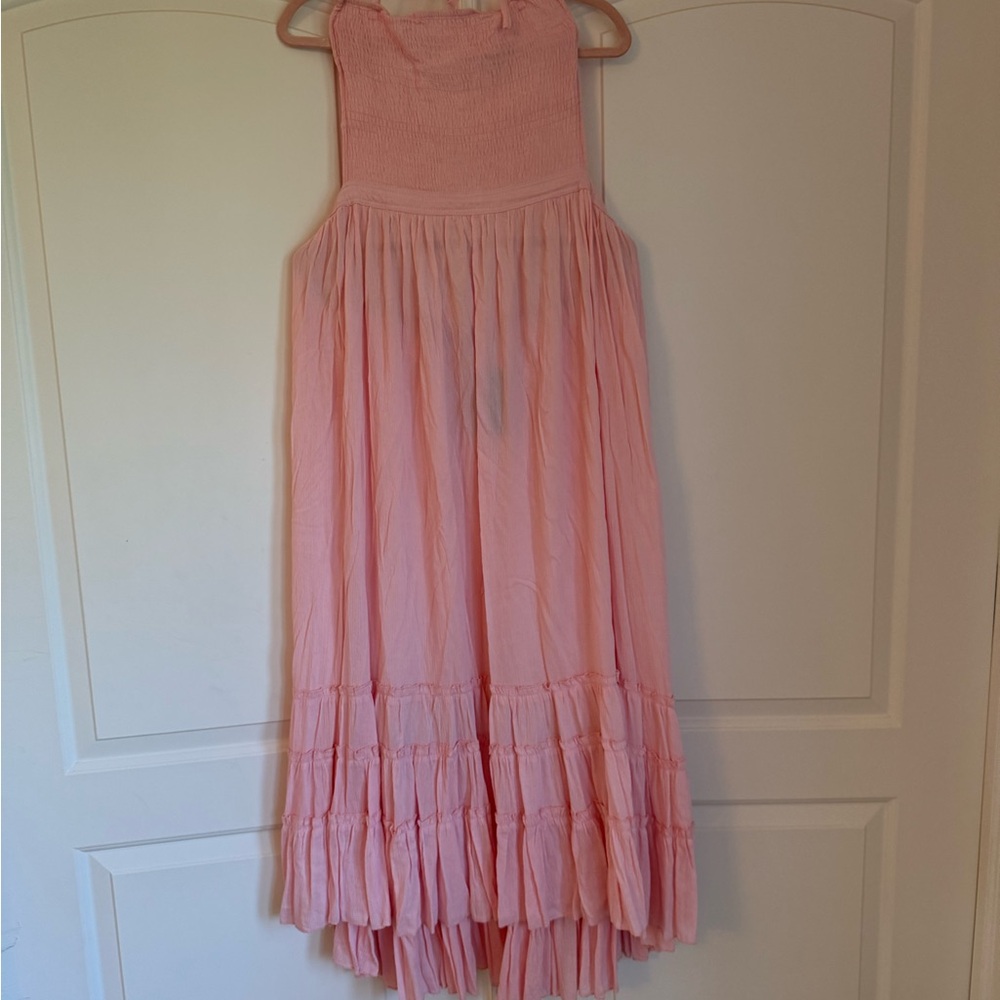 Boho Pink Maxi Dress